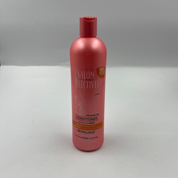 Vintage Salon Selectives Conditioner Volume Body Revitalisant Pink Bottle - Picture 9 of 10